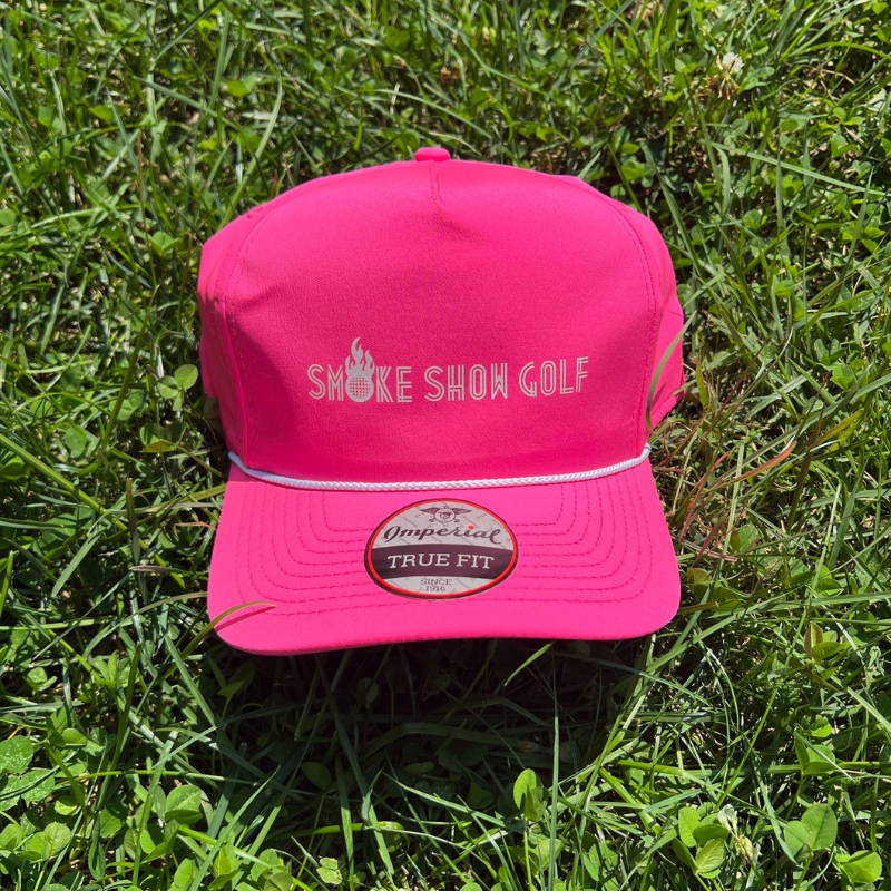 Pink Rv Hat Hot Pink Imperial Trucker Hat – Smoke Show Golf