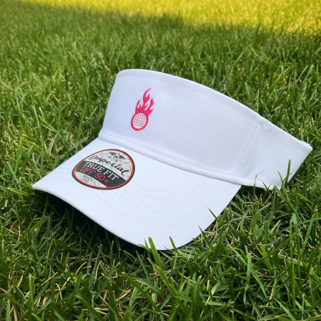 Pink and White Imperial Visor