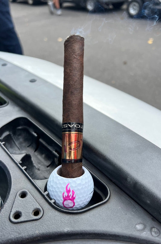 Golf Ball Cigar Holder